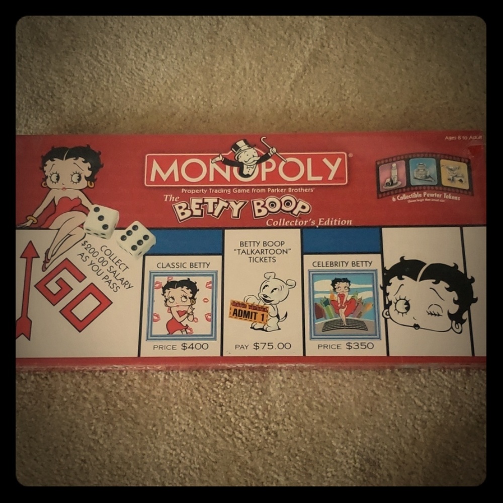 MONOPOLY The Betty Boop Collector's Edition